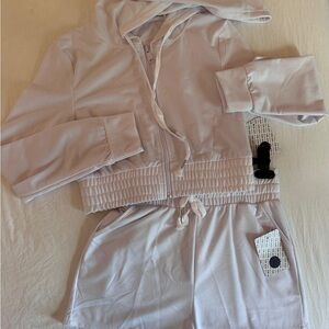 Light Gray Hooded Lounge Set